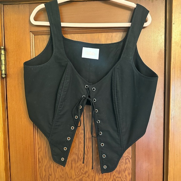 Selkie Caviar Duchess Corset 1X - Picture 2 of 6